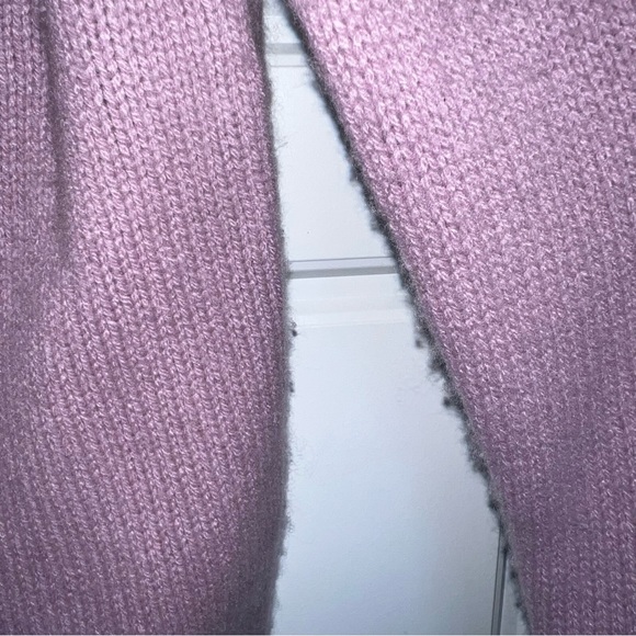 🎉NWT vince cashmere roll edge trim pullover in lilac stone - Picture 11 of 11